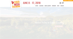 Desktop Screenshot of ciderweekhv.com