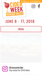 Mobile Screenshot of ciderweekhv.com